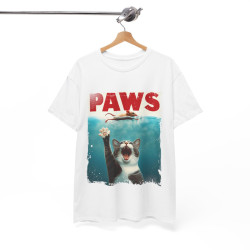 Tee shirt Unisex Chat Paws animal idée cadeau humour drôle amusant