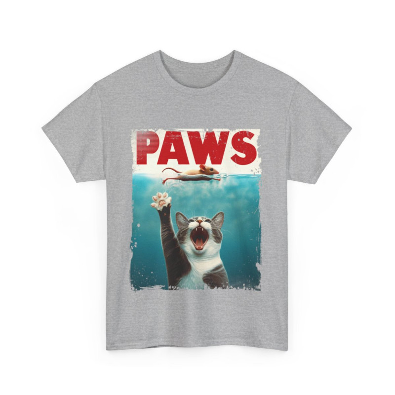 Tee shirt Unisex Chat Paws animal idée cadeau humour drôle amusant