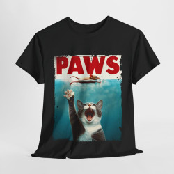Tee shirt Unisex Chat Paws animal idée cadeau humour drôle amusant