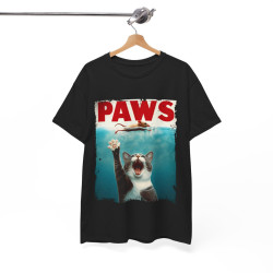Tee shirt Unisex Chat Paws animal idée cadeau humour drôle amusant