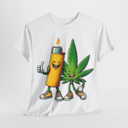 Tee shirt Unisex Marijuana Idée cadeau humour drôle amusant Homme/Femme