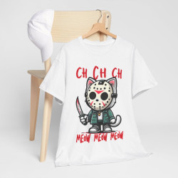 Tee shirt Unisex chat meow Idée cadeau humour drôle amusant Homme/Femme
