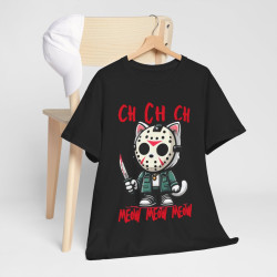 Tee shirt Unisex chat meow Idée cadeau humour drôle amusant Homme/Femme
