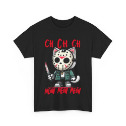 Tee shirt Unisex chat meow Idée cadeau humour drôle amusant Homme/Femme