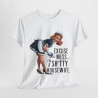 Tee shirt Femme Excuse the mess i'm sh*tty housewife idée cadeau humour drôle amusant