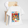 Tee shirt homme Papa dad level unlocked idée cadeau pour nouveau papa