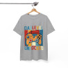 Tee shirt homme Papa dad level unlocked idée cadeau pour nouveau papa