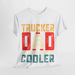 Tee shirt Unisex Trucker Dad papa camion idée cadeau Homme/Femme