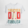 Tee shirt Unisex Trucker Dad papa camion idée cadeau Homme/Femme