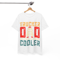 Tee shirt Unisex Trucker Dad papa camion idée cadeau Homme/Femme