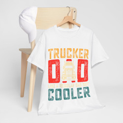 Tee shirt Unisex Trucker Dad papa camion idée cadeau Homme/Femme