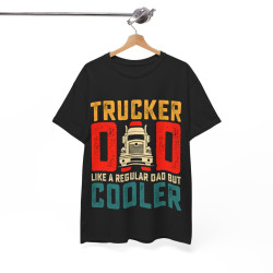 Tee shirt Unisex Trucker Dad papa camion idée cadeau Homme/Femme
