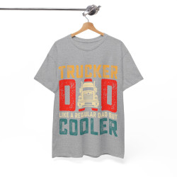 Tee shirt Unisex Trucker Dad papa camion idée cadeau Homme/Femme