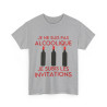 Tee shirt Unisex Je ne suis pas alcoolique je subis les invitations vin rouge idée cadeau humour drôle amusant Homme/Femme