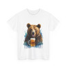 Tee shirt unisex Ours animaux animal bière Homme/Femme Idée cadeau