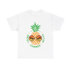 Tee shirt Unisex Ananas été Summer enjoy Relax Homme/femme idée cadeau