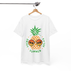 Tee shirt Unisex Ananas été Summer enjoy Relax Homme/femme idée cadeau