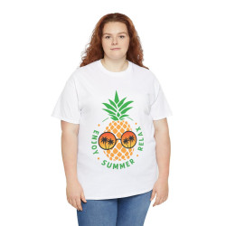 Tee shirt Unisex Ananas été Summer enjoy Relax Homme/femme idée cadeau