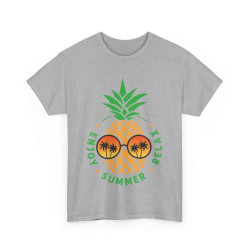 Tee shirt Unisex Ananas été Summer enjoy Relax Homme/femme idée cadeau