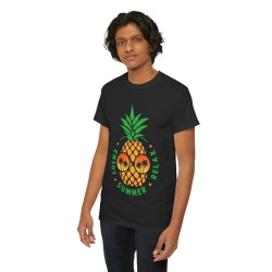 Tee shirt Unisex Ananas été Summer enjoy Relax Homme/femme idée cadeau