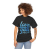 Tee shirt Unisex Love you forever Amour idée cadeau amoureux Homme/Femme