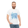 Tee shirt Unisex Love you forever Amour idée cadeau amoureux Homme/Femme