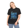 Tee shirt Unisex Love you forever Amour idée cadeau amoureux Homme/Femme