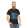 Tee shirt Unisex Love you forever Amour idée cadeau amoureux Homme/Femme