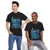 Tee shirt Unisex Love you forever Amour idée cadeau amoureux Homme/Femme