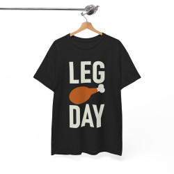 Tee shirt Unisex Leg Day idée cadeau humour drôle amusant musculation homme femme