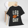 Tee shirt Unisex Leg Day idée cadeau humour drôle amusant musculation homme femme