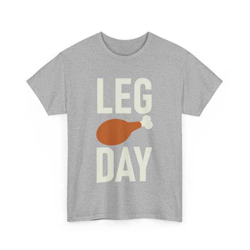 Tee shirt Unisex Leg Day idée cadeau humour drôle amusant musculation homme femme