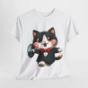 Tee shirt Unisex Chat cat idée cadeau humour drôle amusant Homme/Femme