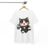Tee shirt Unisex Chat cat idée cadeau humour drôle amusant Homme/Femme
