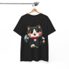 Tee shirt Unisex Chat cat idée cadeau humour drôle amusant Homme/Femme
