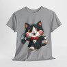 Tee shirt Unisex Chat cat idée cadeau humour drôle amusant Homme/Femme