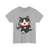 Tee shirt Unisex Chat cat idée cadeau humour drôle amusant Homme/Femme