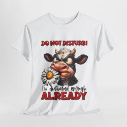 Tee shirt Unisex Vache idée cadeau humour amusant drôle rigolo Homme/Femme