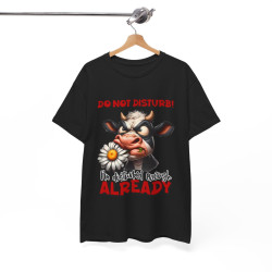 Tee shirt Unisex Vache idée cadeau humour amusant drôle rigolo Homme/Femme