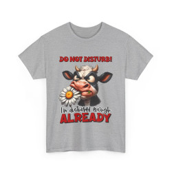 Tee shirt Unisex Vache idée cadeau humour amusant drôle rigolo Homme/Femme