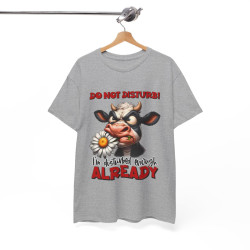 Tee shirt Unisex Vache idée cadeau humour amusant drôle rigolo Homme/Femme