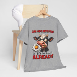 Tee shirt Unisex Vache idée cadeau humour amusant drôle rigolo Homme/Femme