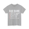Tee shirt Homme Dad Bank, Papa idée cadeau humour drôle amusant