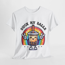 Tee shirt Unisex Balls idée cadeau humour drôle amusant manches courtes Homme/Femme