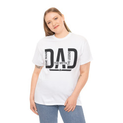 Tee shirt Homme Dad Papa The man the myth the legend idée cadeau fête des pères