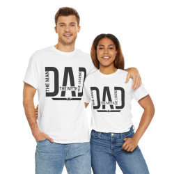 Tee shirt Homme Dad Papa The man the myth the legend idée cadeau fête des pères