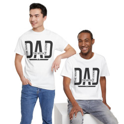 Tee shirt Homme Dad Papa The man the myth the legend idée cadeau fête des pères