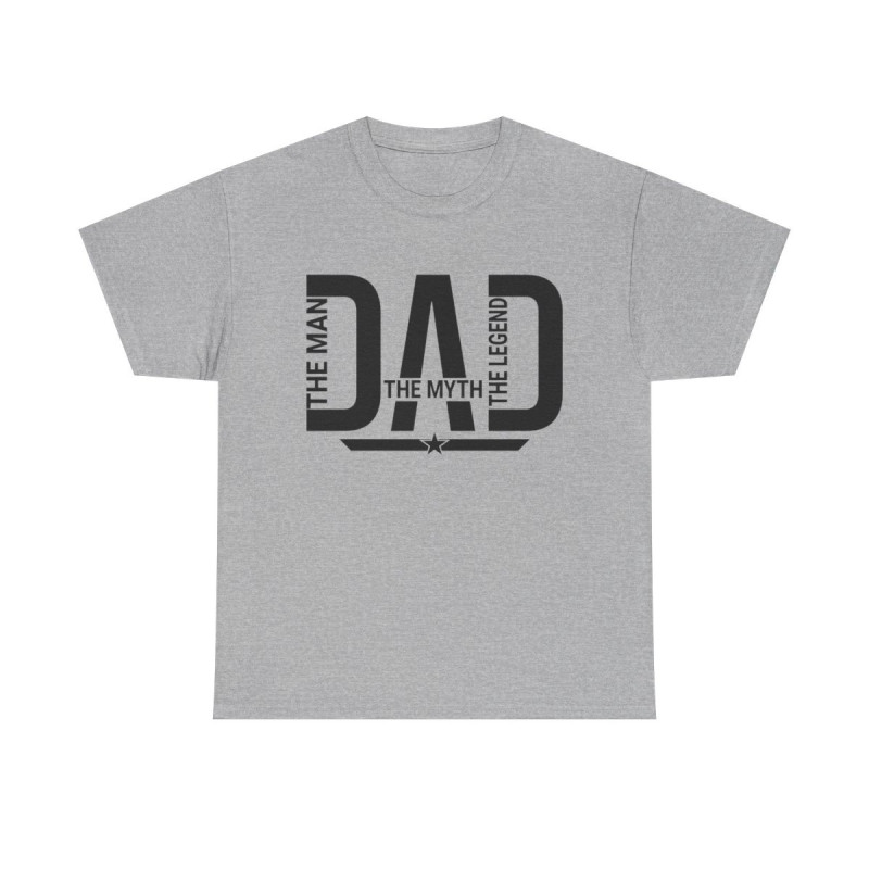 Tee shirt Homme Dad Papa The man the myth the legend idée cadeau fête des pères