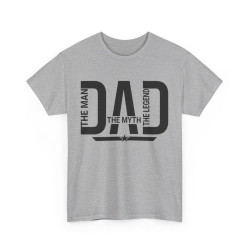Tee shirt Homme Dad Papa The man the myth the legend idée cadeau fête des pères