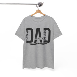 Tee shirt Homme Dad Papa The man the myth the legend idée cadeau fête des pères